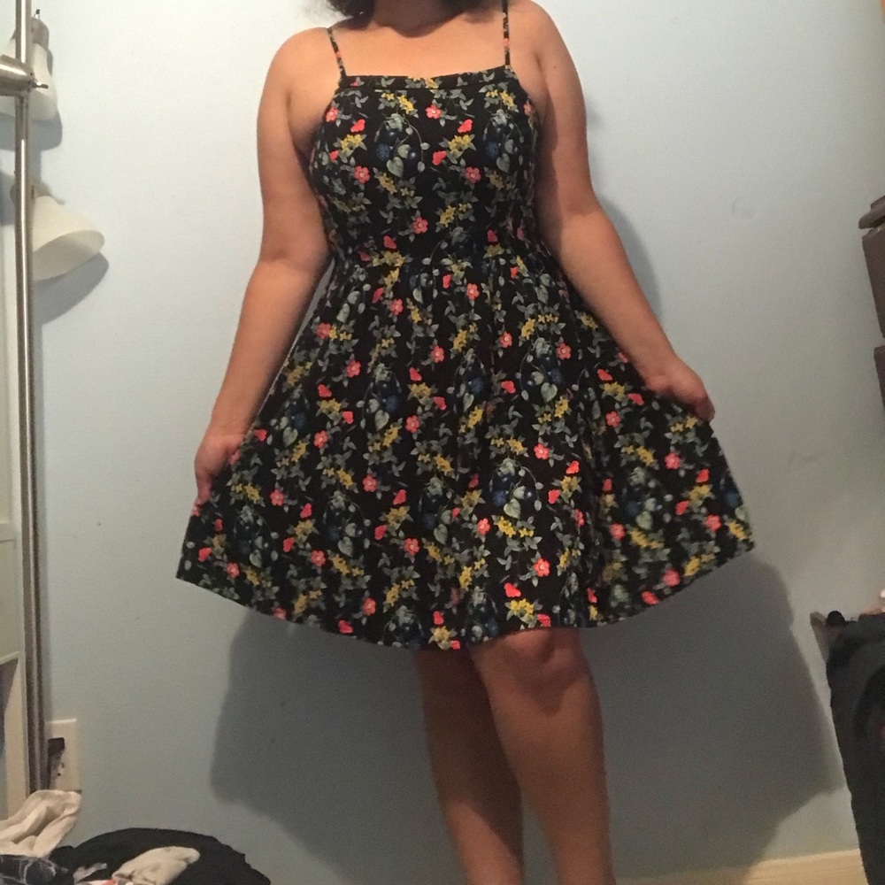 Spring floral dress